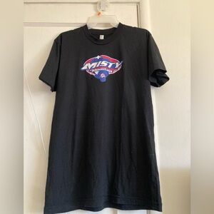 American Apparel Black Graphic Tee